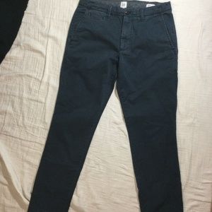 NWOT 32x32 Slim Dark Teal Brushed twill